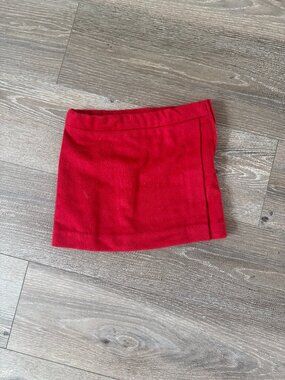 H&M Girls Red Mini Skirt Size 5T